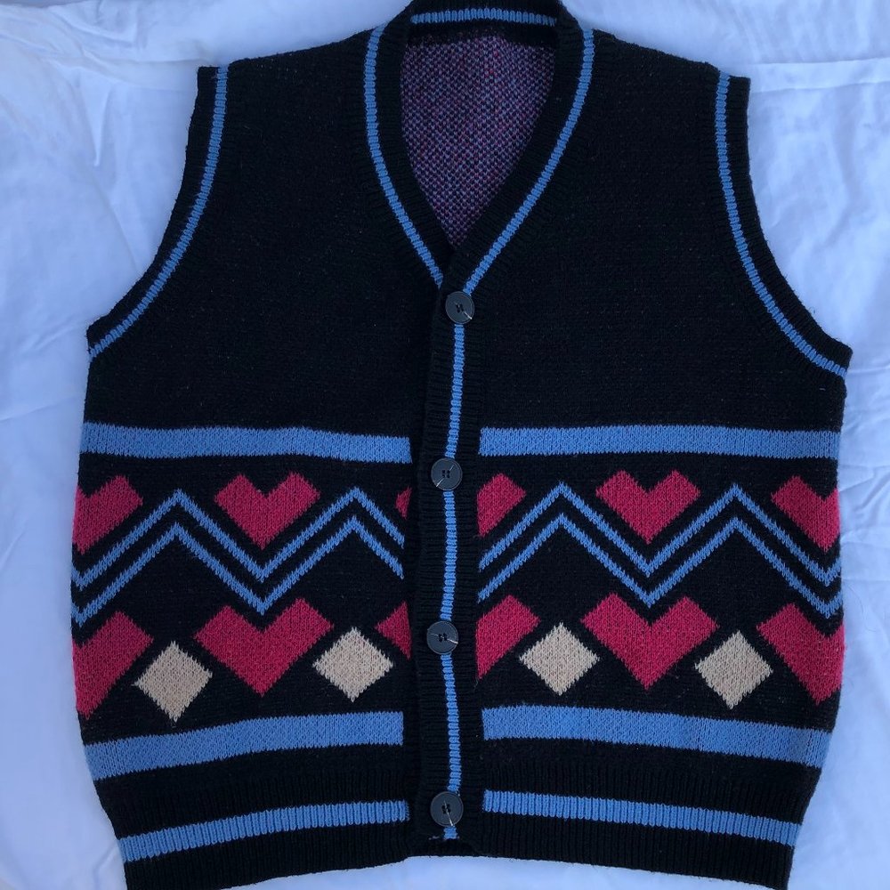 Aelfric Eden Vintage Love Diamond Knitted Cardigan